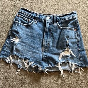 A&F Curve Love Jean Shorts high rise